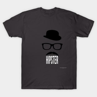 I'M A HIPSTER (with moustache) T-Shirt